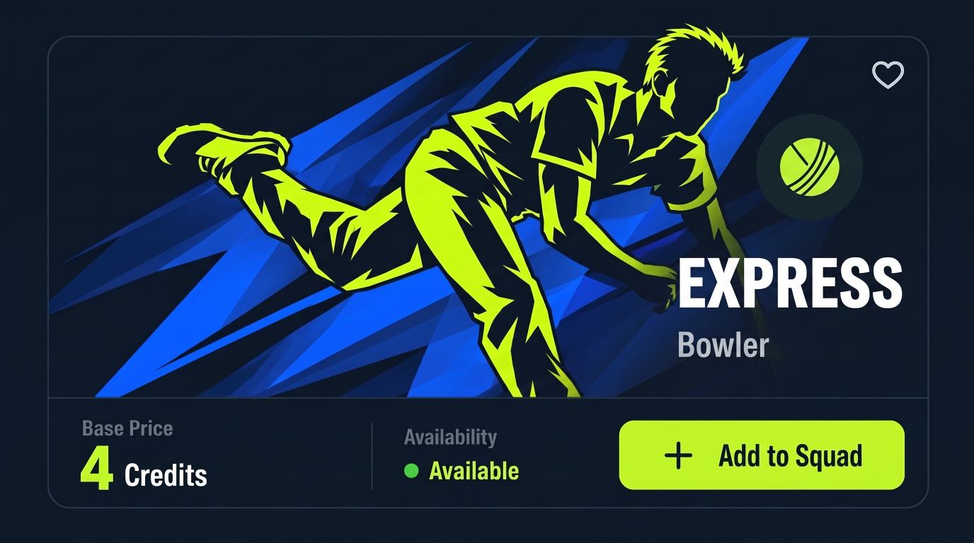 Express, Bowler player card
